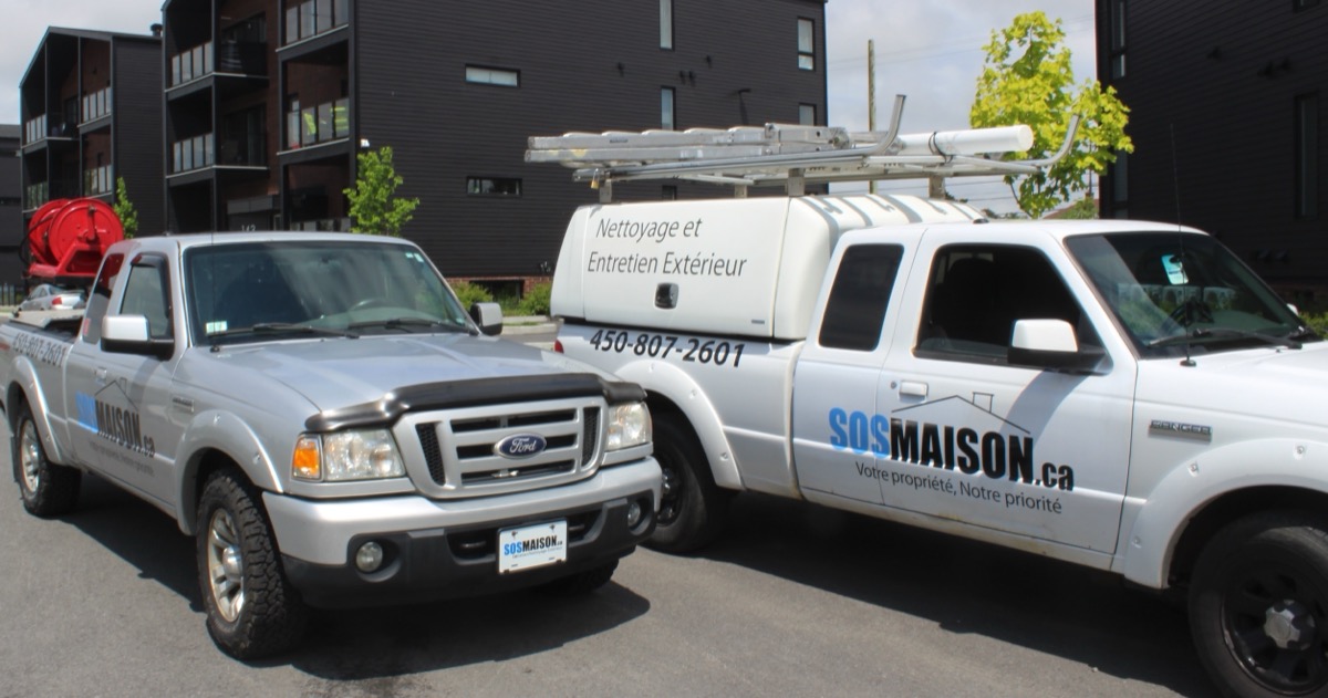 Camions SOSMAISON – Nettoyage extérieur professionnel